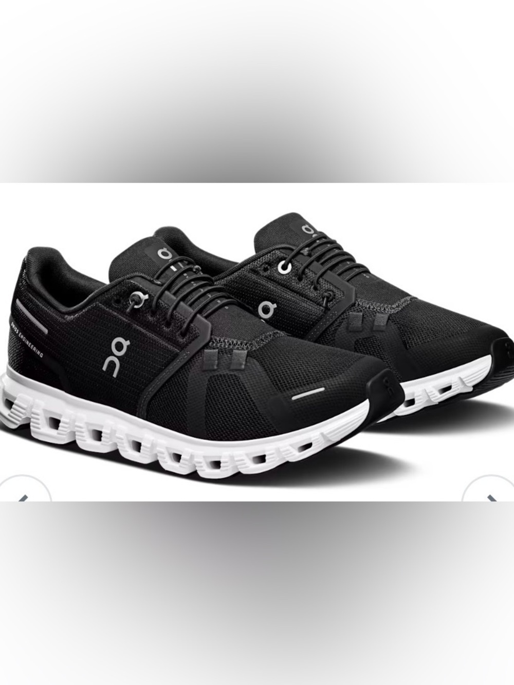 ON CLOUD 6 Women’s Black Shoes Sz 9